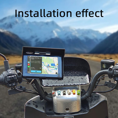 B5350 Motorcycles Portable MP5 Waterproof IP65 5 inch Wireless Carplay GPS Navigator - Electrical Instruments by buy2fix | Online Shopping UK | buy2fix