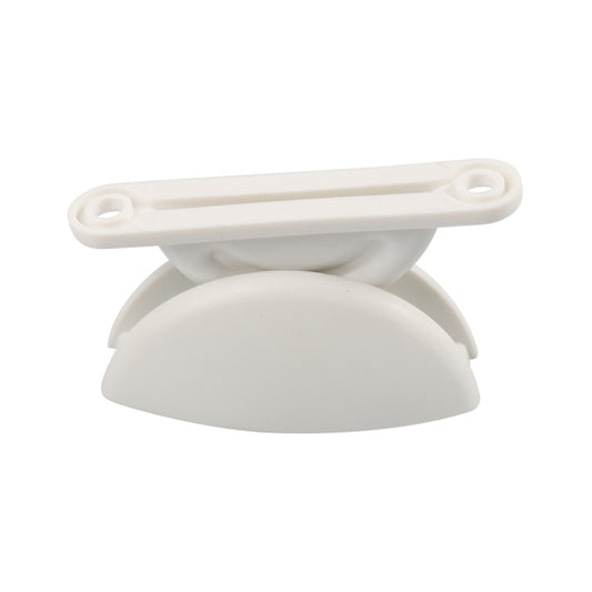A8627 2 Pair RV Hatch Semi-circular Retainer Kit with Screws(White) - Car Anti-Slip Mats by buy2fix | Online Shopping UK | buy2fix