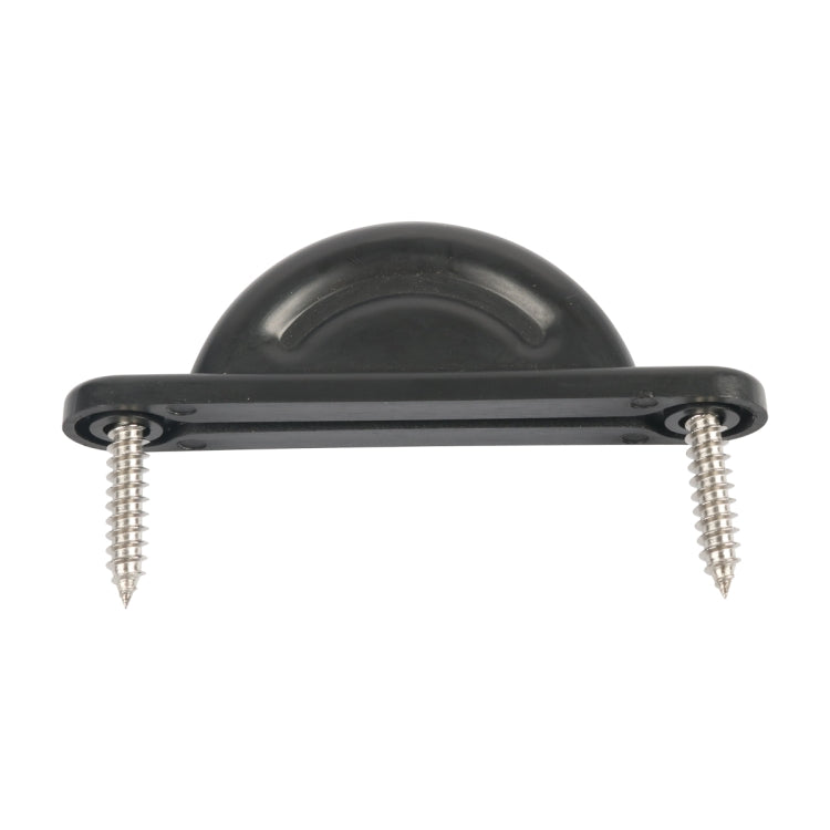 A8628 2 Pair RV Hatch Semi-circular Retainer Kit with Screws(Black) by buy2fix
