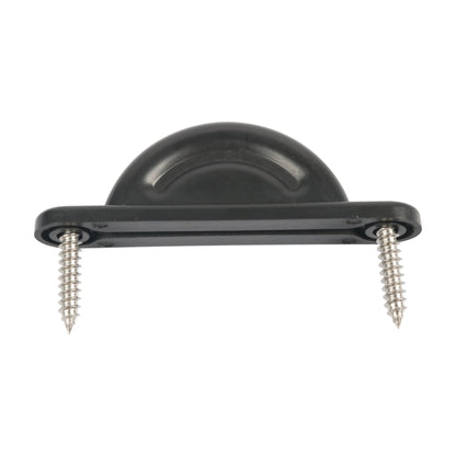 A8628 2 Pair RV Hatch Semi-circular Retainer Kit with Screws(Black) by buy2fix