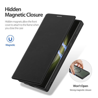 For Samsung Galaxy S23 Ultra 5G DUX DUCIS Skin X Pro Series Magsafe PC + TPU Phone Leather Case(Black) by DUX DUCIS