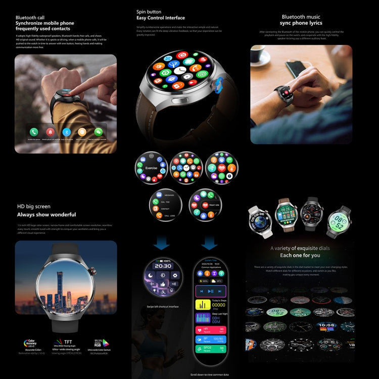 G4 Smart Bracelet 1.53 inch Smart Watch, Support Bluetooth Call / NFC / Heart Rate(Black) by buy2fix