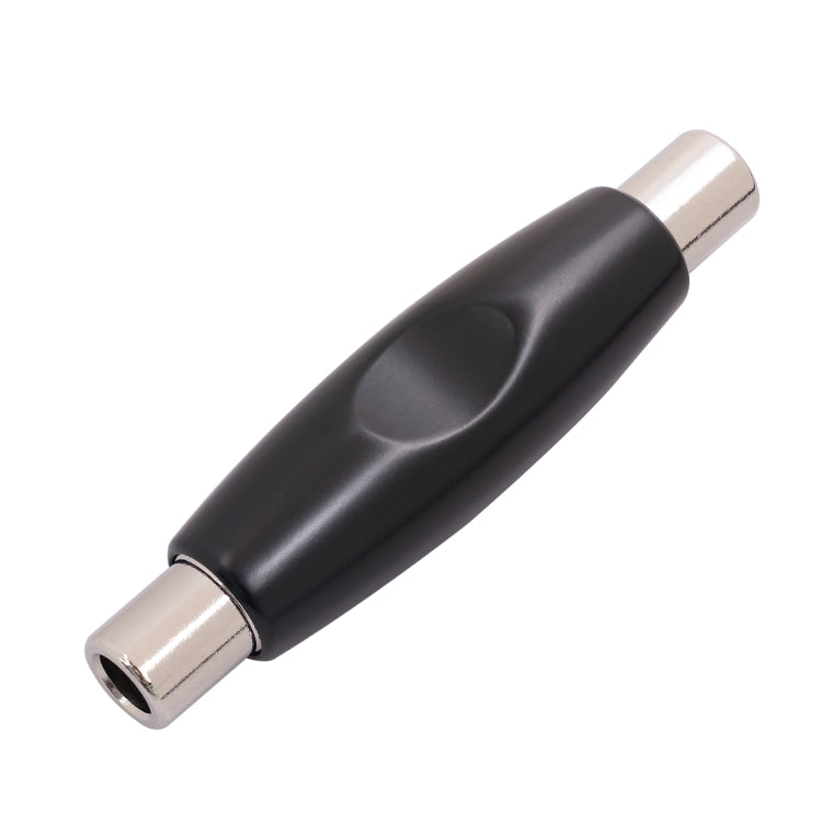 TC302 6.35mm Female to Female Guitar TRS Stereo Audio Cable Adapter(Black) by buy2fix