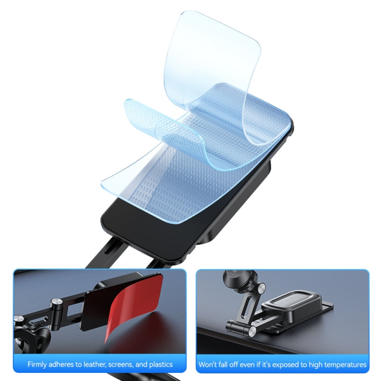USAMS US-ZJ076 Magnetic Car Center Console Phone Holder(Black) - Universal Car Holders by USAMS | Online Shopping UK | buy2fix