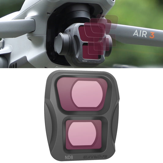 For DJI Air 3 Sunnylife Camera Lens Filter, Filter:ND8 - Lens Filter by Sunnylife | Online Shopping UK | buy2fix