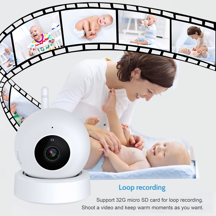 ABM201 4.5 inch Wireless Video Night Vision Baby Monitor Security Camera(EU Plug) by buy2fix