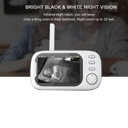 ABM600 3.5 inch Wireless Video Night Vision Baby Monitor Security Camera(US Plug) by buy2fix