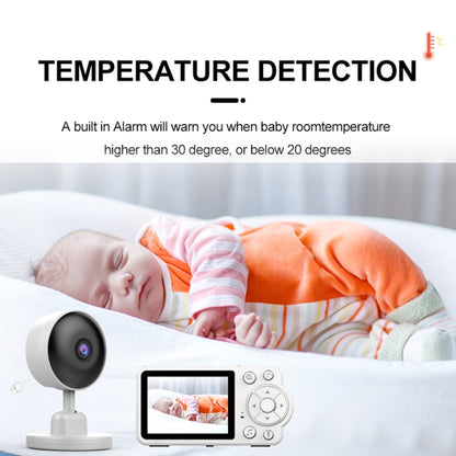 YE10-C3 2.8 inch 2.4G Wireless Video Night Vision Baby Monitor Security Camera(EU Plug) - Baby Monitor by buy2fix | Online Shopping UK | buy2fix