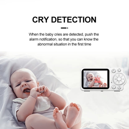 YE10-C3 2.8 inch 2.4G Wireless Video Night Vision Baby Monitor Security Camera(EU Plug) - Baby Monitor by buy2fix | Online Shopping UK | buy2fix