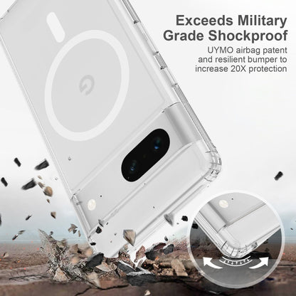 For Google Pixel 7 MagSafe Clear Acrylic PC Hybrid TPU Phone Case(Transparent) - Google Cases by buy2fix | Online Shopping UK | buy2fix