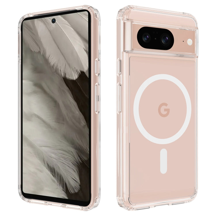 For Google Pixel 8 Pro MagSafe Clear Acrylic PC Hybrid TPU Phone Case(Transparent) - Google Cases by buy2fix | Online Shopping UK | buy2fix