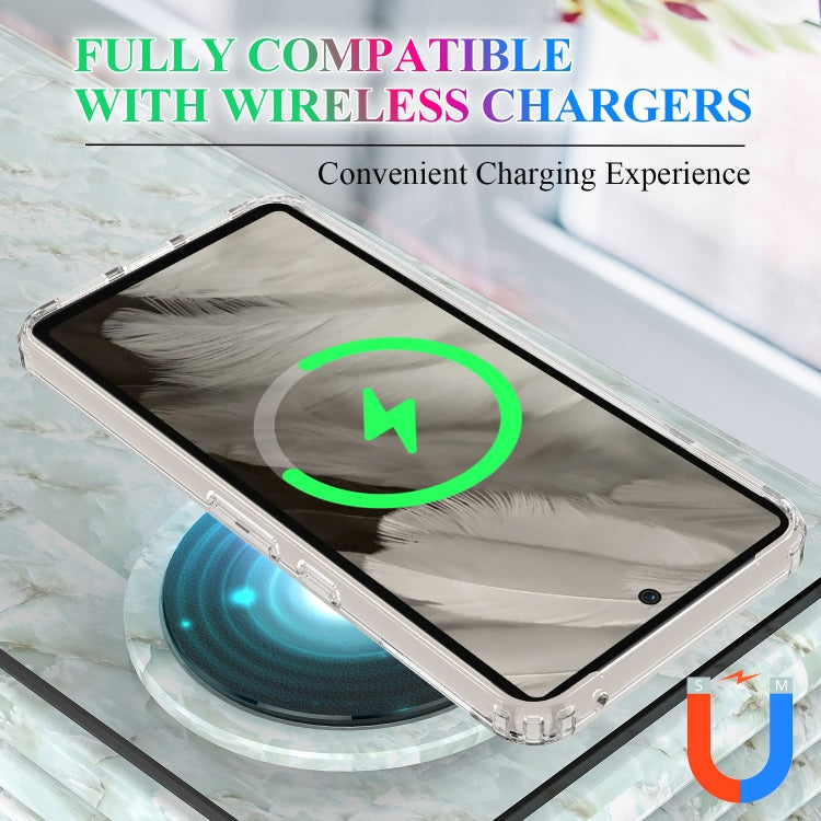 For Google Pixel 8 MagSafe Clear Acrylic PC Hybrid TPU Phone Case(Transparent) - Google Cases by buy2fix | Online Shopping UK | buy2fix