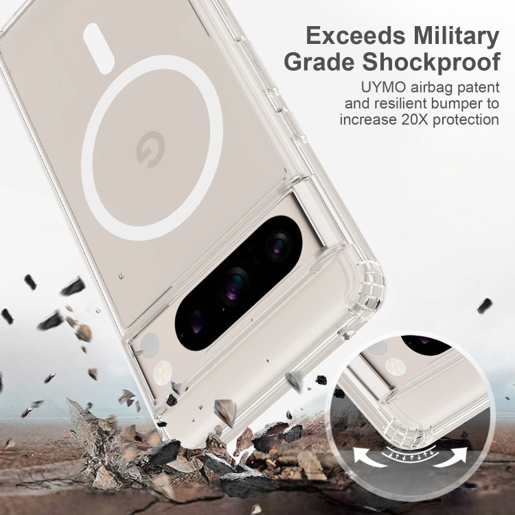 For Google Pixel 8 MagSafe Clear Acrylic PC Hybrid TPU Phone Case(Transparent) - Google Cases by buy2fix | Online Shopping UK | buy2fix