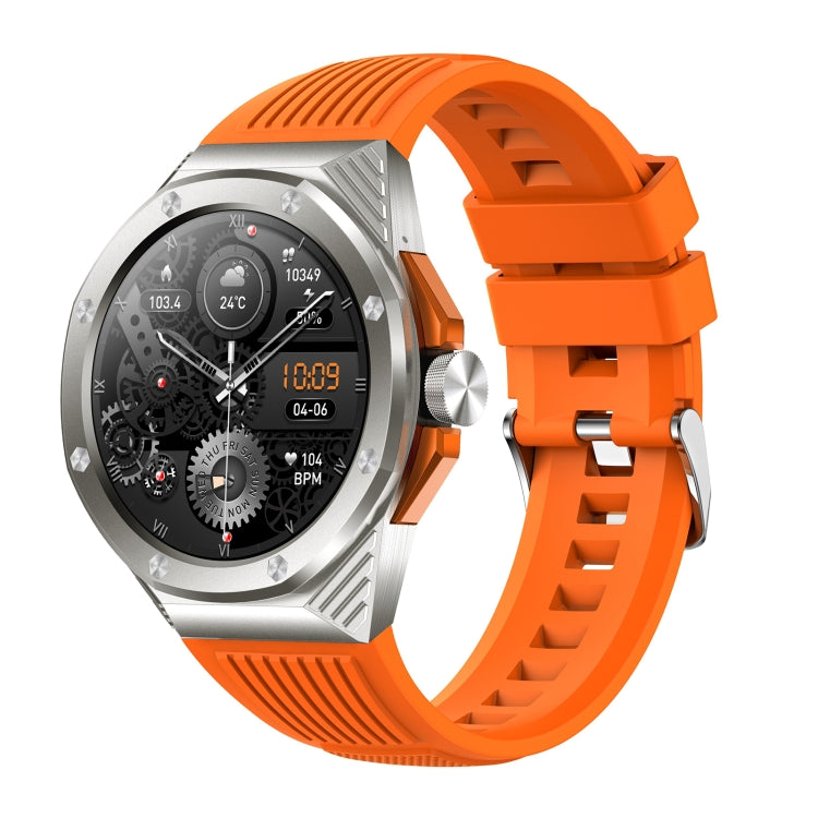 HT8 1.46 inch Round Screen Bluetooth Smart Watch, Support Health Monitoring & 100+ Sports Modes & Alipay(Orange) by buy2fix