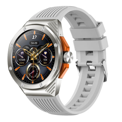 HT8 1.46 inch Round Screen Bluetooth Smart Watch, Support Health Monitoring & 100+ Sports Modes & Alipay(Grey) by buy2fix