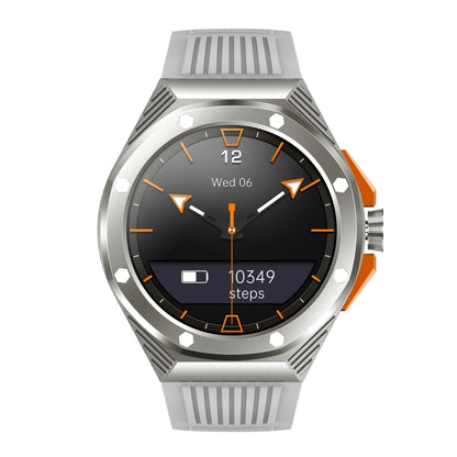 HT8 1.46 inch Round Screen Bluetooth Smart Watch, Support Health Monitoring & 100+ Sports Modes & Alipay(Grey) by buy2fix