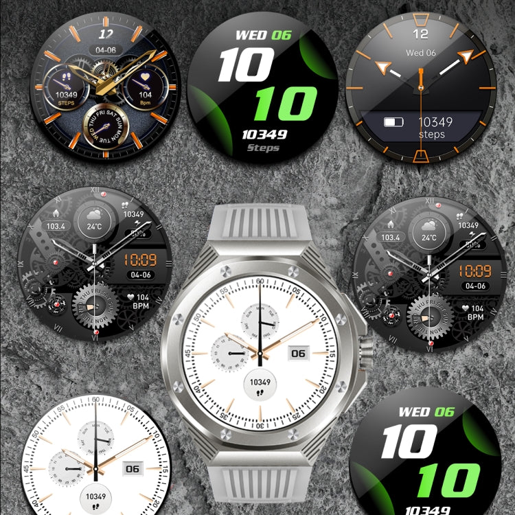 HT8 1.46 inch Round Screen Bluetooth Smart Watch, Support Health Monitoring & 100+ Sports Modes & Alipay(Orange) by buy2fix