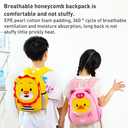 Children Cartoon Anti-Lost Large School Bag Backpack(Smart Rabbit) - Double-shoulder Bags by buy2fix | Online Shopping UK | buy2fix