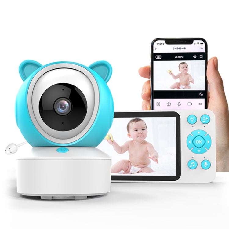 YE9-C1 5 inch Dual Mode 2.4G + 915M Video Night Vision Baby Monitor Security Camera(US Plug) by buy2fix