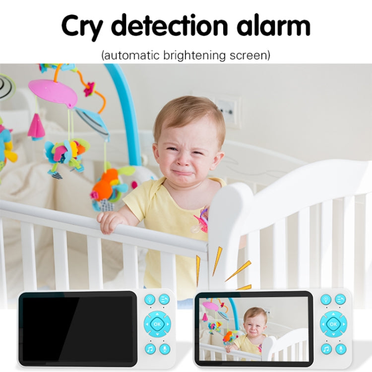 YE9-C1 5 inch Dual Mode 2.4G + 915M Video Night Vision Baby Monitor Security Camera(US Plug) by buy2fix