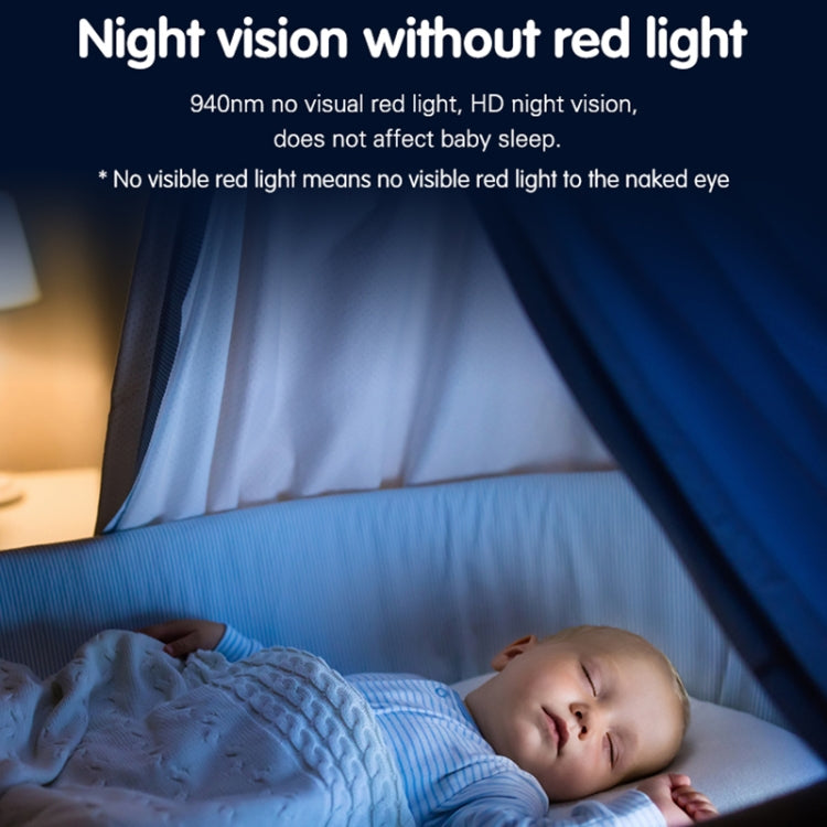 YE9-C1 5 inch Dual Mode 2.4G + 915M Video Night Vision Baby Monitor Security Camera(EU Plug) by buy2fix