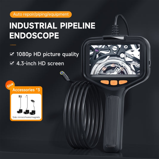 P200 5.5mm Front Lenses Integrated Industrial Pipeline Endoscope with 4.3 inch Screen, Spec:10m Tube by buy2fix