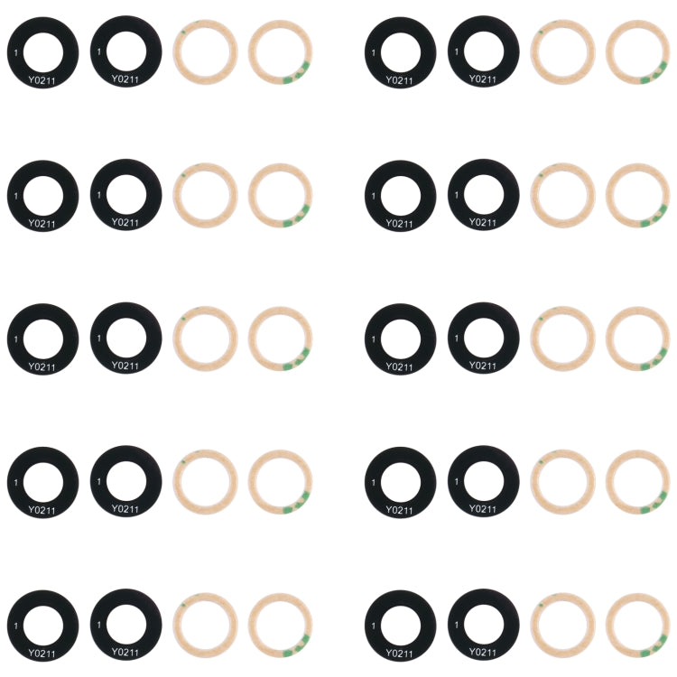 For Samsung Galaxy F04 SM-E045F 10set Back Camera Lens - Camera Series by buy2fix | Online Shopping UK | buy2fix