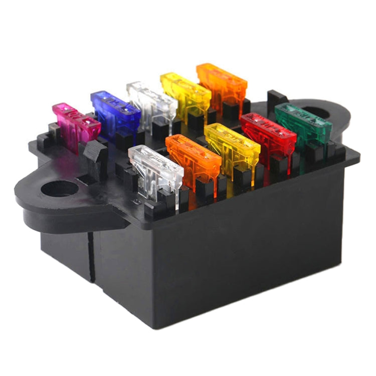 BX2101-1 Car 10 Ways Fuse Box - Fuse by buy2fix | Online Shopping UK | buy2fix
