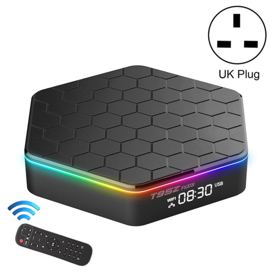 T95Z Plus 8K WiFi6 Android 12.0 Smart TV Box with Remote Control, 4GB+64GB, Allwinner H618 Quad-Core(UK Plug)