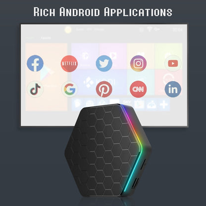 T95Z Plus 8K WiFi6 Android 12.0 Smart TV Box with Remote Control, 2GB+16GB, Allwinner H618 Quad-Core(UK Plug) by buy2fix