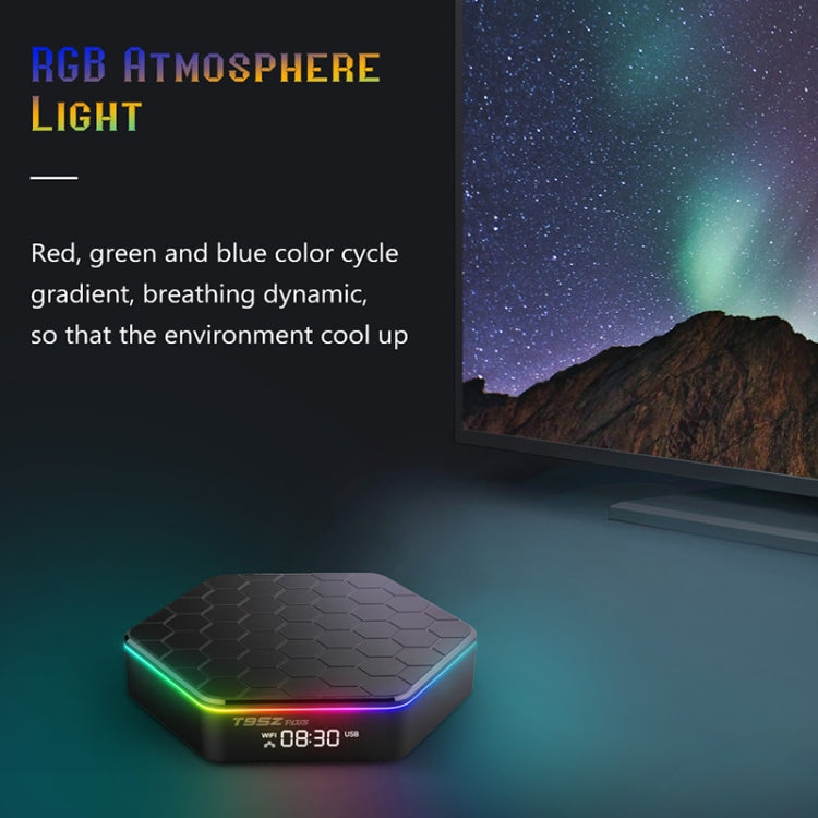 T95Z Plus 8K WiFi6 Android 12.0 Smart TV Box with Remote Control, 2GB+16GB, Allwinner H618 Quad-Core(UK Plug) by buy2fix