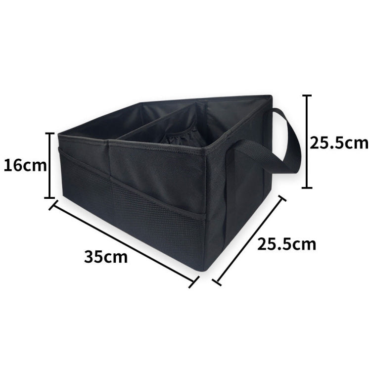 Oxford Cloth Multifunctional Foldable Large Capacity Car Trunk Storage Box(Black) by buy2fix
