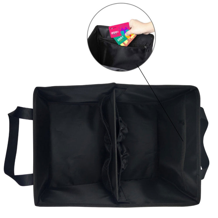 Oxford Cloth Multifunctional Foldable Large Capacity Car Trunk Storage Box(Black) by buy2fix
