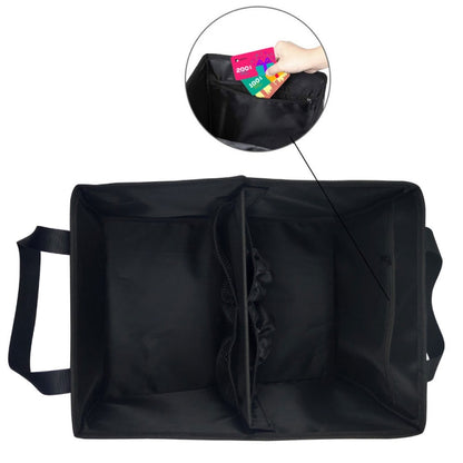 Oxford Cloth Multifunctional Foldable Large Capacity Car Trunk Storage Box(Black) by buy2fix