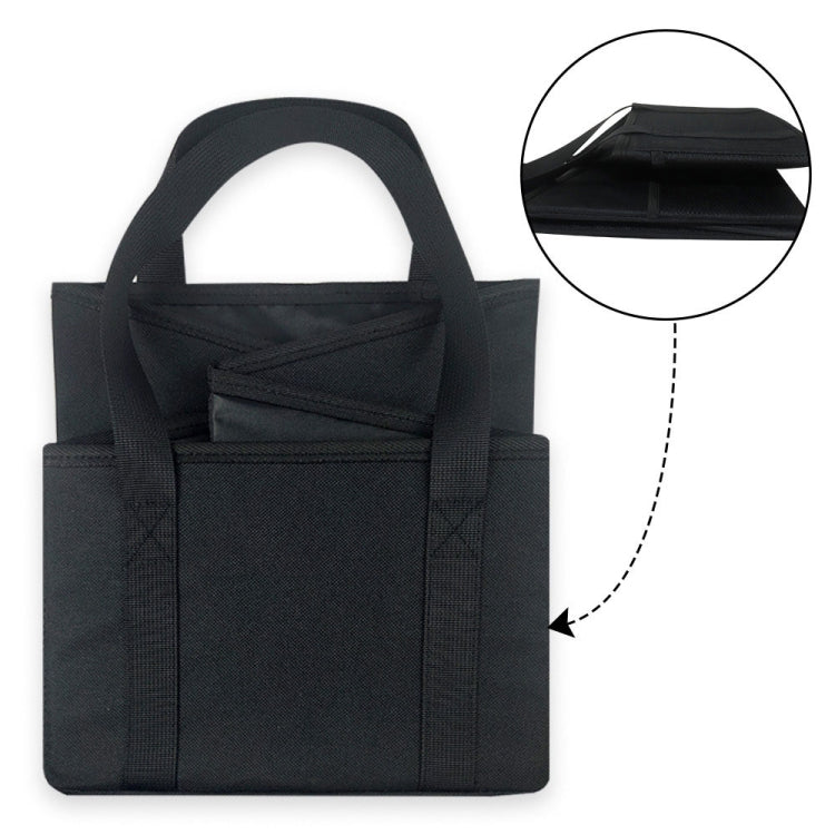 Oxford Cloth Multifunctional Foldable Large Capacity Car Trunk Storage Box(Black) by buy2fix