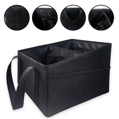 Oxford Cloth Multifunctional Foldable Large Capacity Car Trunk Storage Box(Black) by buy2fix