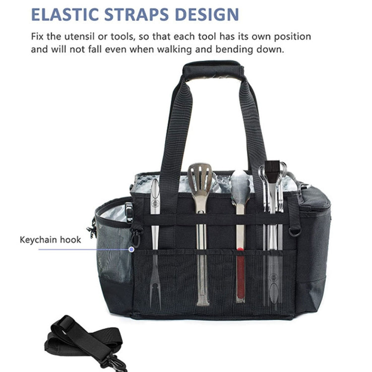 Foldable and Portable Outdoor Car Camping Picnic Storage Bag(Black) by buy2fix