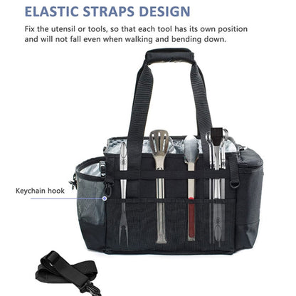 Foldable and Portable Outdoor Car Camping Picnic Storage Bag(Black) by buy2fix