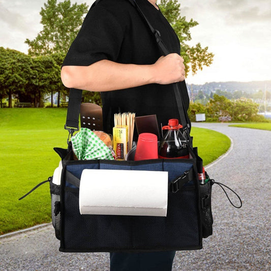 Large Foldable and Portable Outdoor Car Camping Picnic Storage Bag(Black) by buy2fix