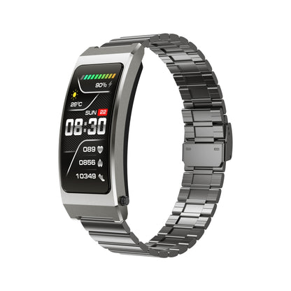 K7 1.14 inch TFT Screen Smart Call Bracelet, BT Call / Heart Rate / Blood Pressure / Blood Oxygen, Strap:Steel Strap(Tarnish) by buy2fix