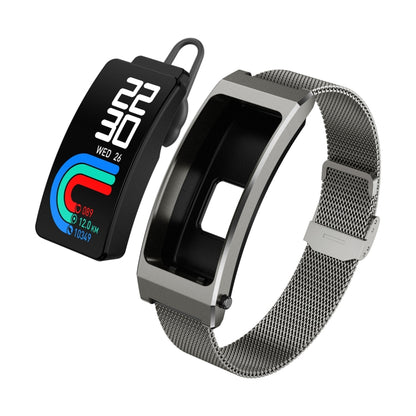 K7 1.14 inch TFT Screen Smart Call Bracelet, BT Call / Heart Rate / Blood Pressure / Blood Oxygen, Strap:Milanese Steel Strap(Tarnish) by buy2fix
