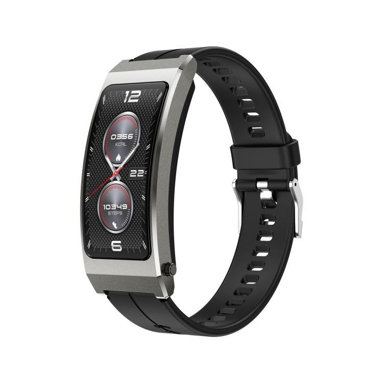 K7 1.14 inch TFT Screen Smart Call Bracelet, BT Call / Heart Rate / Blood Pressure / Blood Oxygen, Strap:Silicone Strap(Tarnish) by buy2fix
