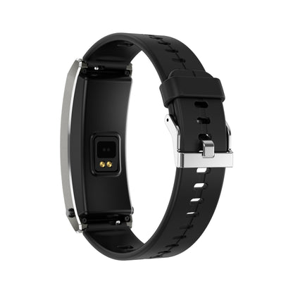 K7 1.14 inch TFT Screen Smart Call Bracelet, BT Call / Heart Rate / Blood Pressure / Blood Oxygen, Strap:Silicone Strap(Tarnish) by buy2fix