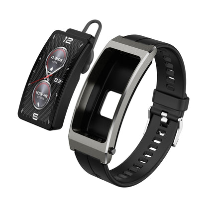 K7 1.14 inch TFT Screen Smart Call Bracelet, BT Call / Heart Rate / Blood Pressure / Blood Oxygen, Strap:Silicone Strap(Tarnish) by buy2fix