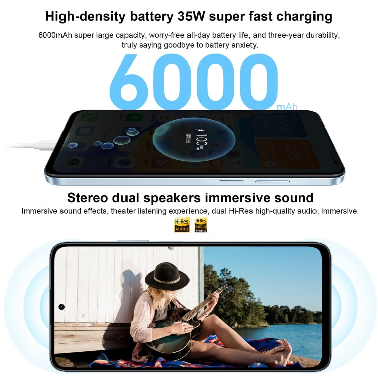 Honor Play 50 Plus, 12GB+256GB, 6.8 inch MagicOS 7.2 Dimensity 6020 Octa Core up to 2.2GHz, Network: 5G, OTG, Not Support Google Play(Purple) - Honor by HONOR | Online Shopping UK | buy2fix