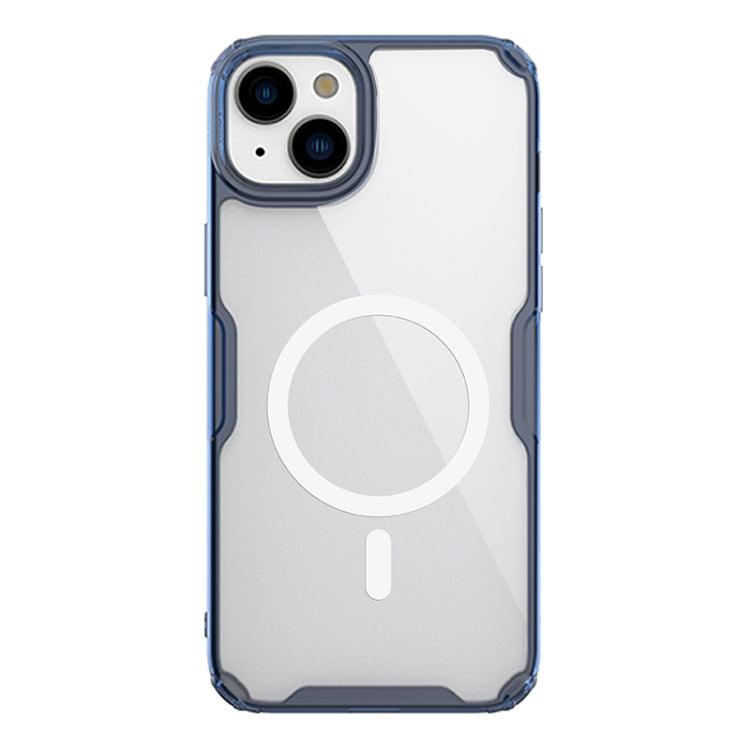 For iPhone 15 NILLKIN Ultra Clear Magsafe PC + TPU Phone Case(Blue) - iPhone 15 Cases by NILLKIN | Online Shopping UK | buy2fix