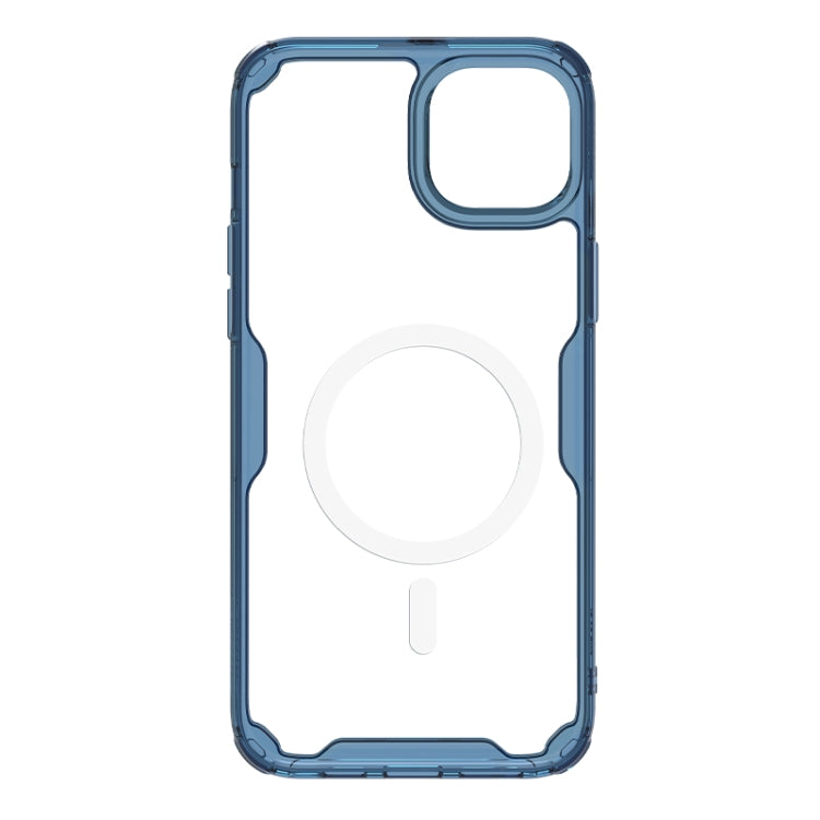 For iPhone 15 NILLKIN Ultra Clear Magsafe PC + TPU Phone Case(Blue) - iPhone 15 Cases by NILLKIN | Online Shopping UK | buy2fix