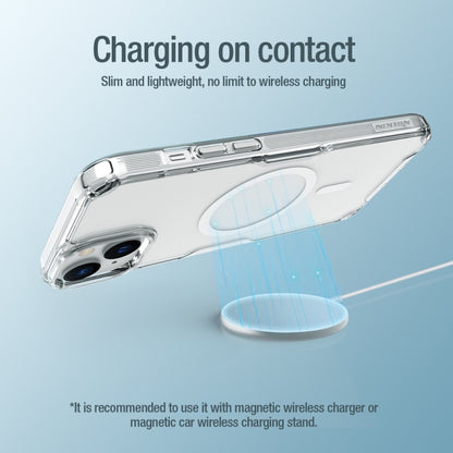 For iPhone 15 NILLKIN Ultra Clear Magsafe PC + TPU Phone Case(Blue) - iPhone 15 Cases by NILLKIN | Online Shopping UK | buy2fix
