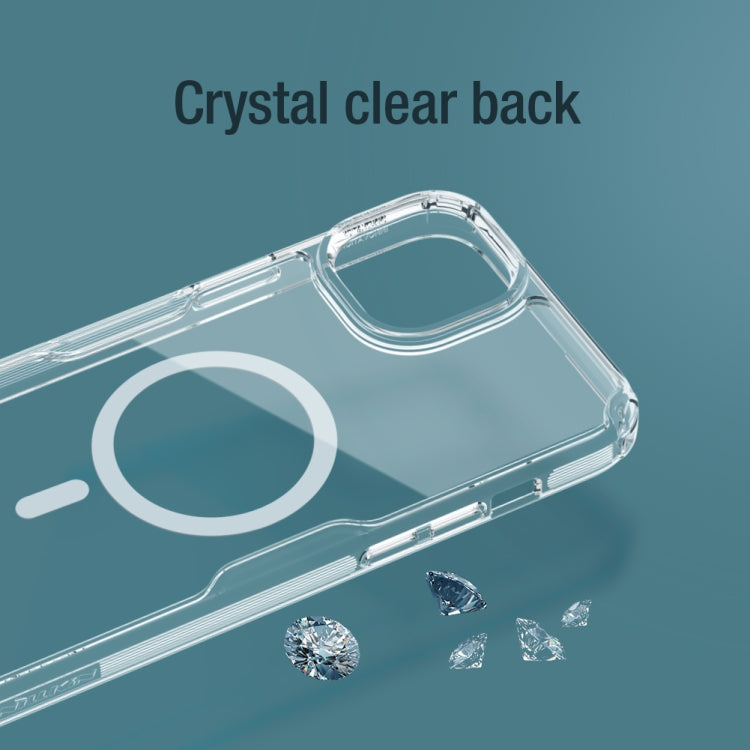 For iPhone 15 NILLKIN Ultra Clear Magsafe PC + TPU Phone Case(Blue) - iPhone 15 Cases by NILLKIN | Online Shopping UK | buy2fix