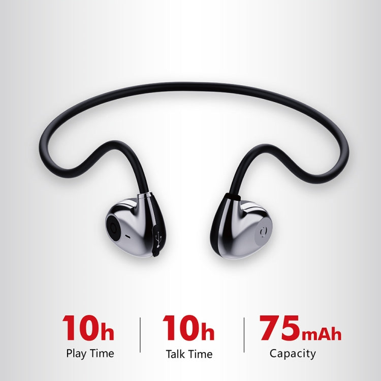 Hileo Hi72 Wireless Bluetooth Hanging Neck Earphone(Black) - Sport Earphone by Hileo | Online Shopping UK | buy2fix
